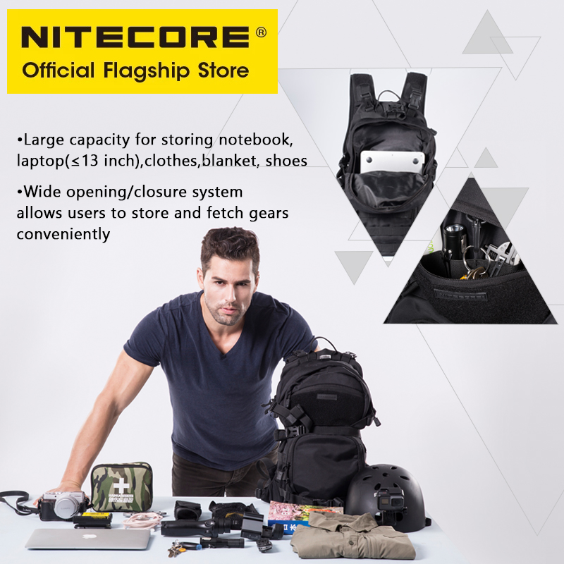NITECORE BP20 20L Travel Backp - Rucksack Military Style recensie en prijs