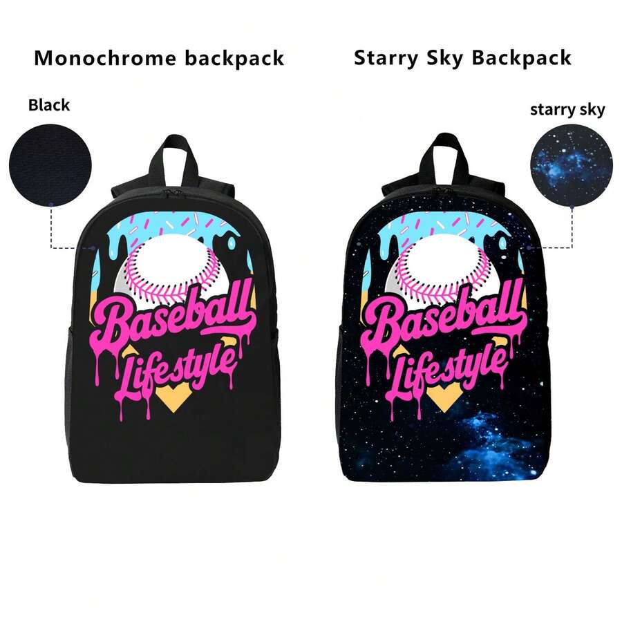 Baseball Drip Design Backpack  - Laptop Backpack 15.6 recensie en prijs
