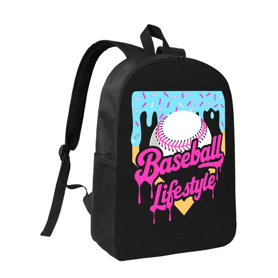 Baseball Drip Design Backpack  - Laptop Backpack 15.6 recensie en prijs