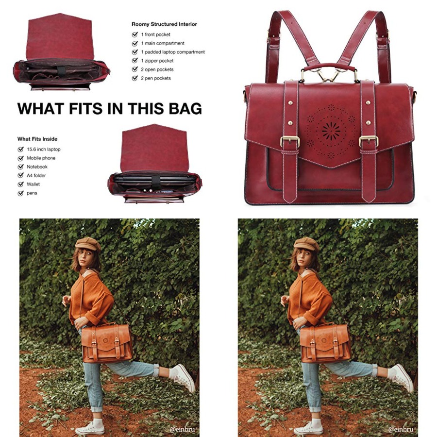 Backpack for Women Briefcase M - Laptop Backpack 15.6 recensie en prijs