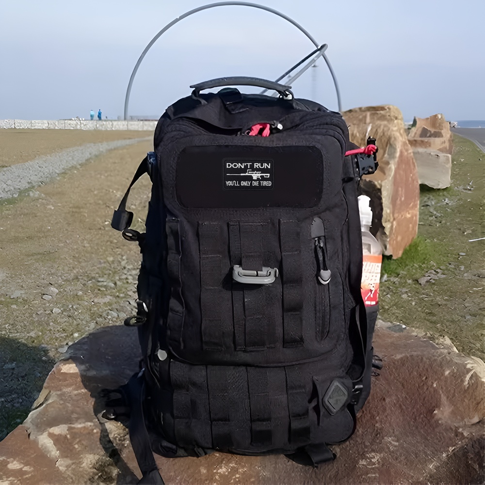 DON'T RUN Fun Meme Tactical Mo - Urban Backpack Tactical recensie en prijs