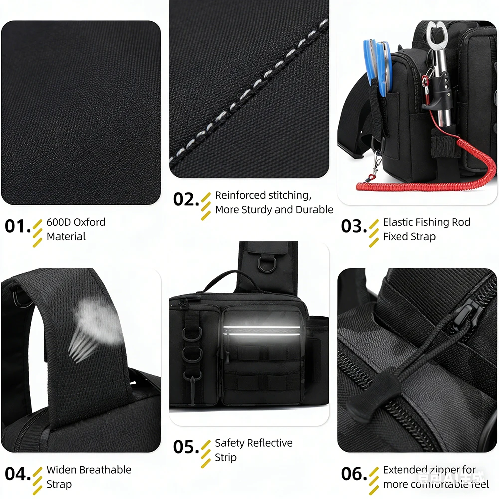 Fishing Backpack with Rod Hold - Hiking Backpack Waterproof recensie en prijs
