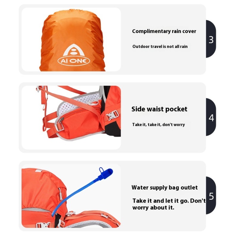 40L Mountain Backpacks Tourist - Rucksack Military Style recensie en prijs