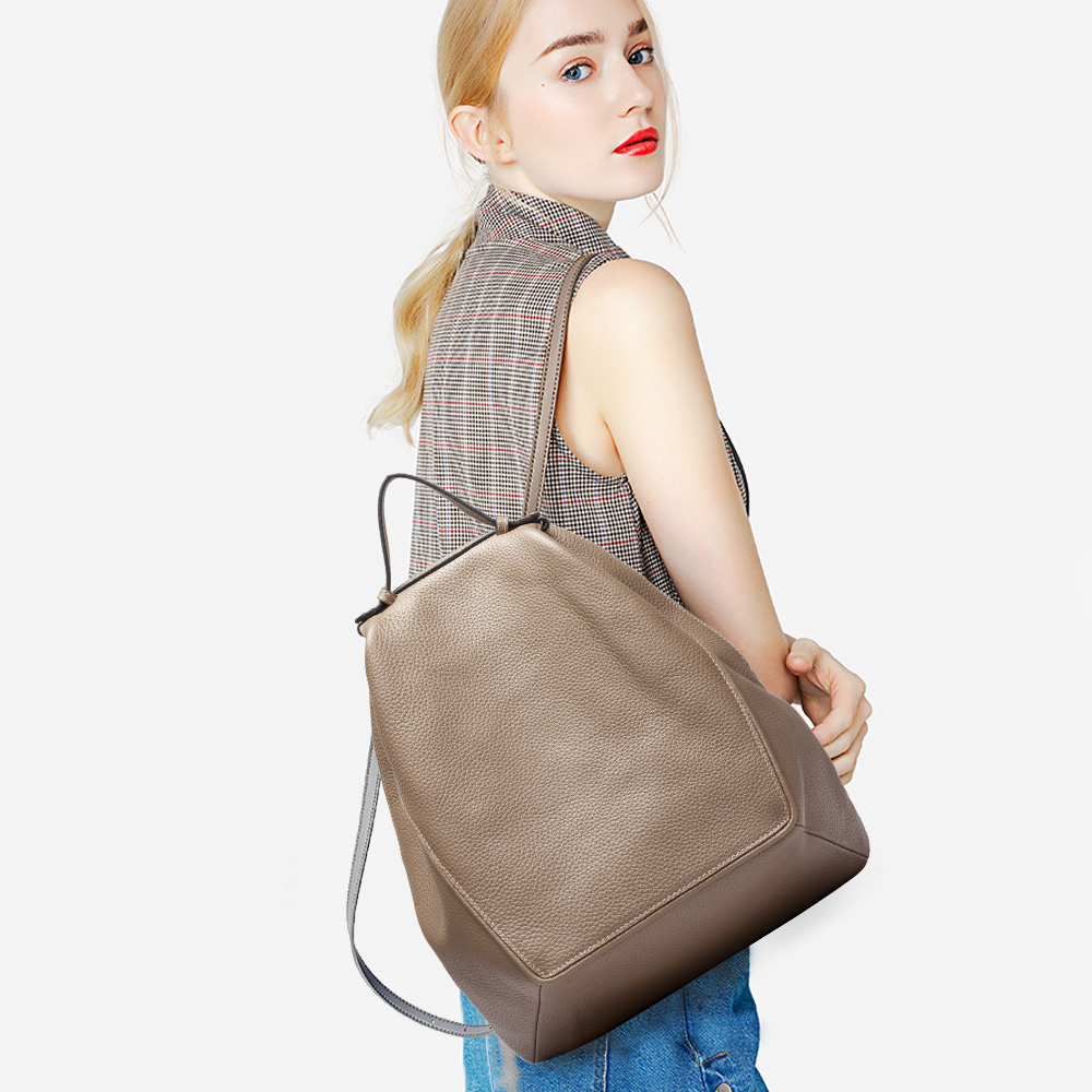 Zency Women 100% Genuine Leath - Travel Backpack Anti Theft recensie en prijs