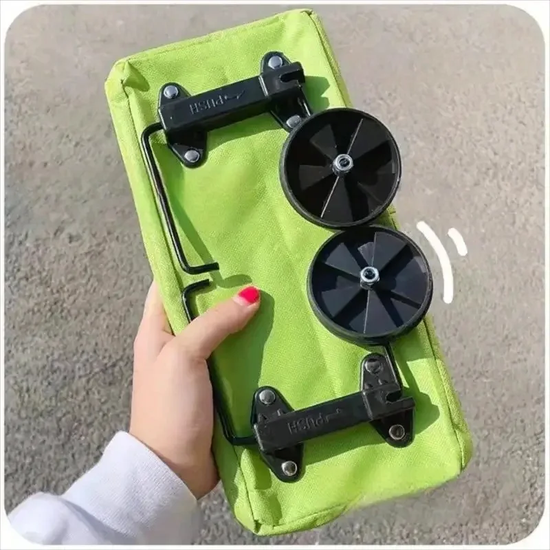 1pc Portable Shopping Cart wit - Foldable Backpack Small recensie en prijs