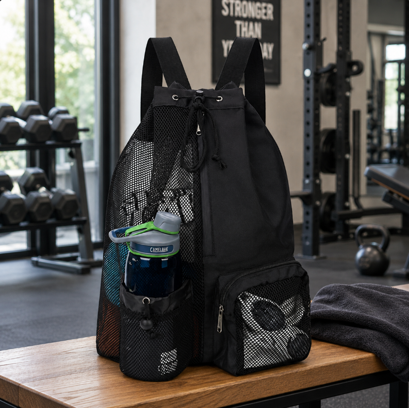 Drawstring Beach Storage Bag M - Drawstring Gym Bag recensie en prijs