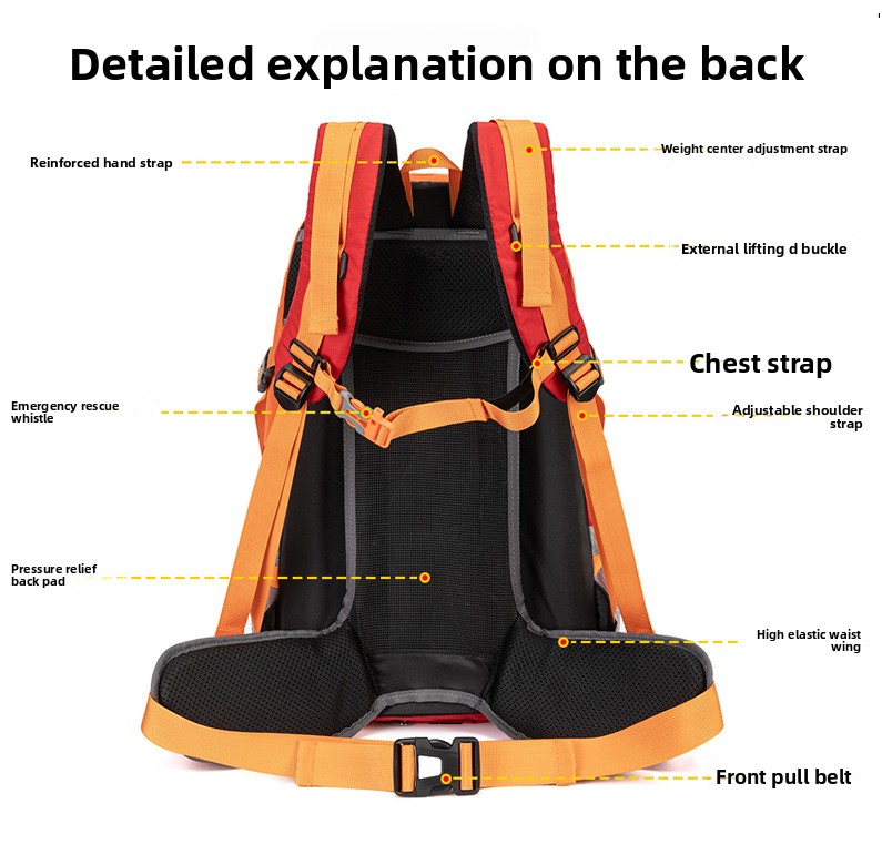 40L Waterproof Hiking Backpack - Foldable Backpack Small recensie en prijs