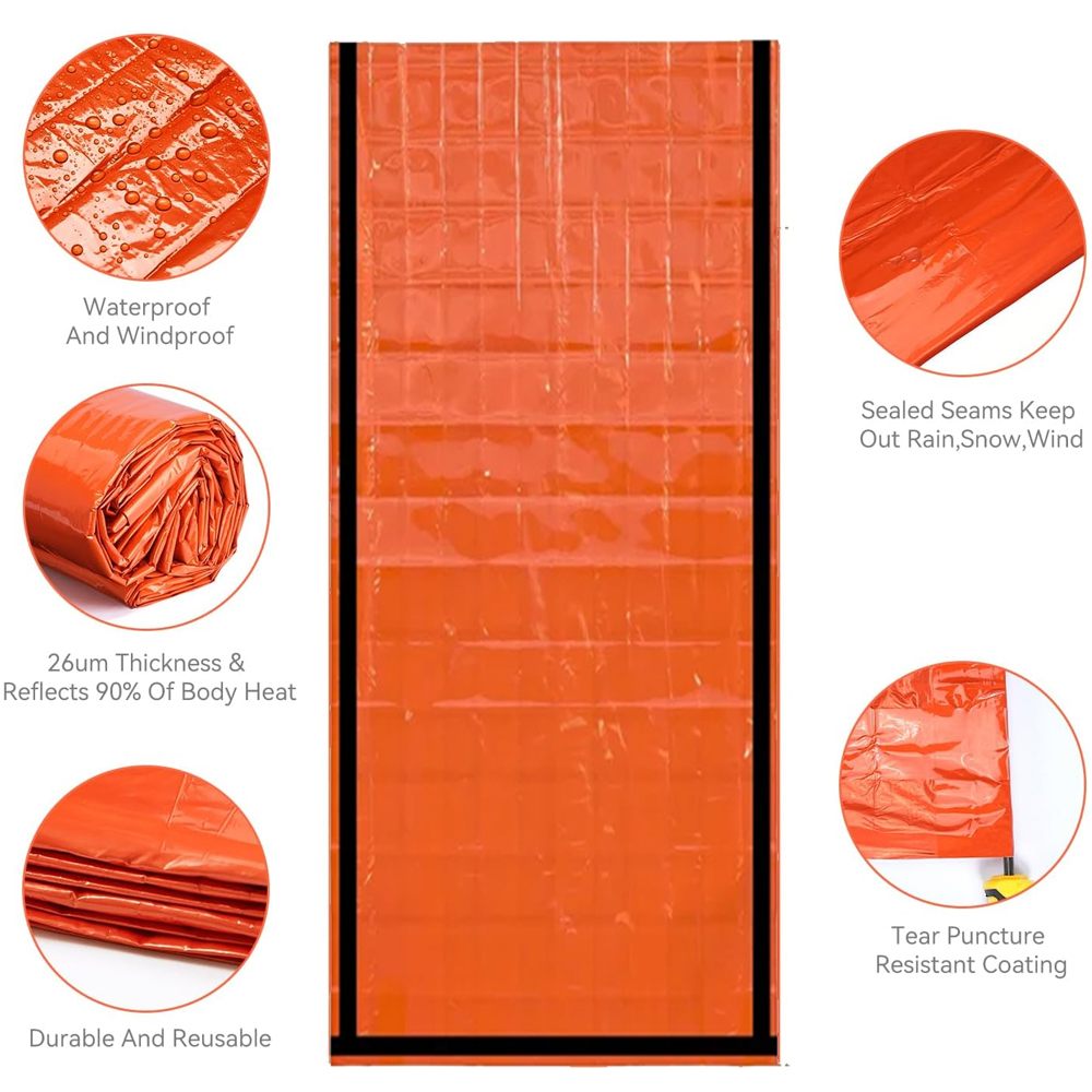 Emergency Sleeping Bag Surviva - Hiking Backpack Waterproof recensie en prijs
