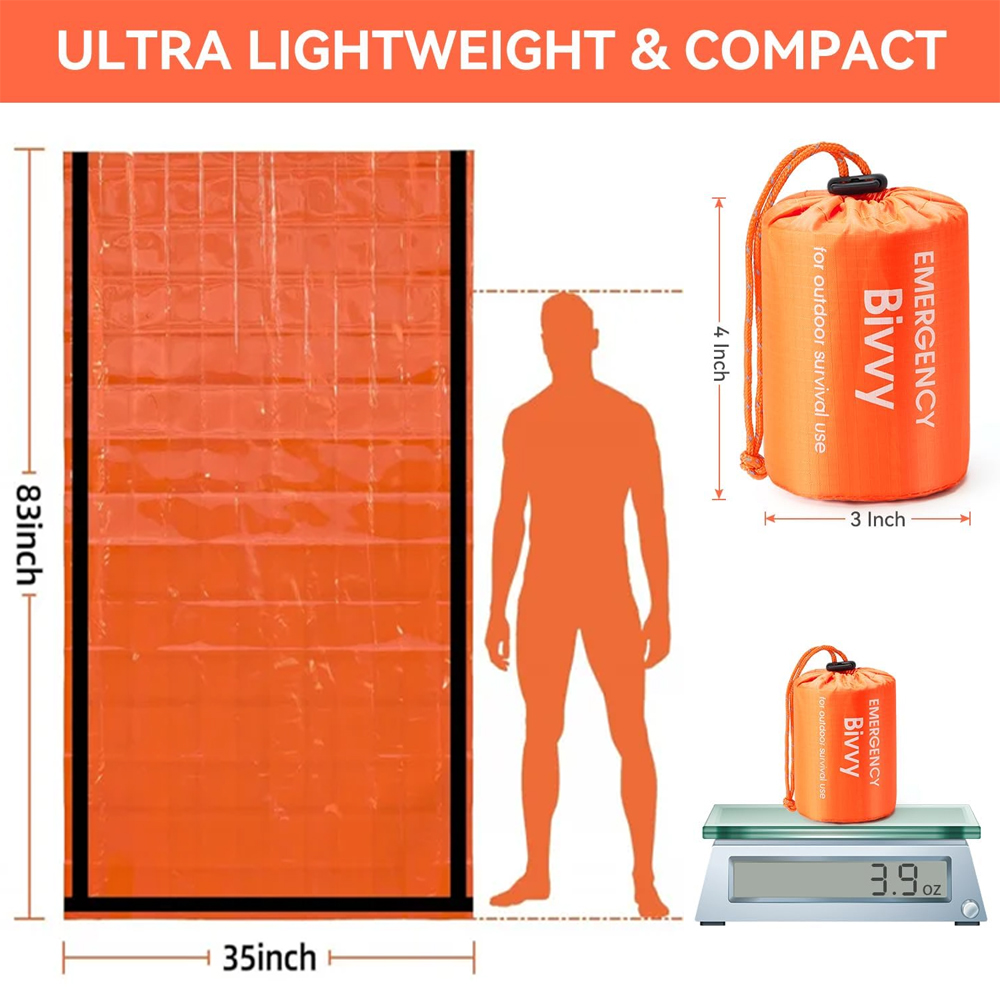 Emergency Sleeping Bag Surviva - Hiking Backpack Waterproof recensie en prijs