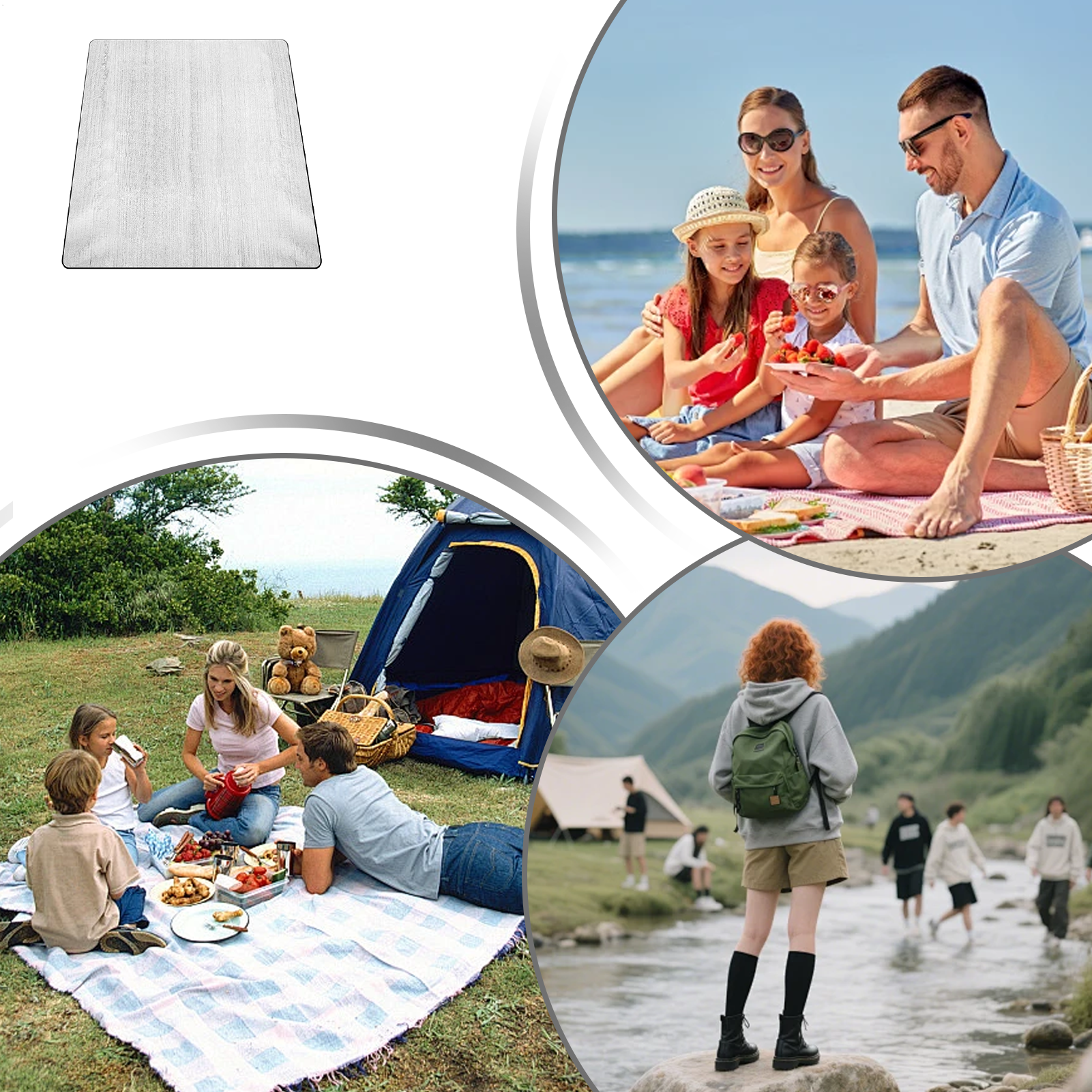 Sleeping Mat Camping 6.5x6.5ft - Hiking Backpack Waterproof recensie en prijs
