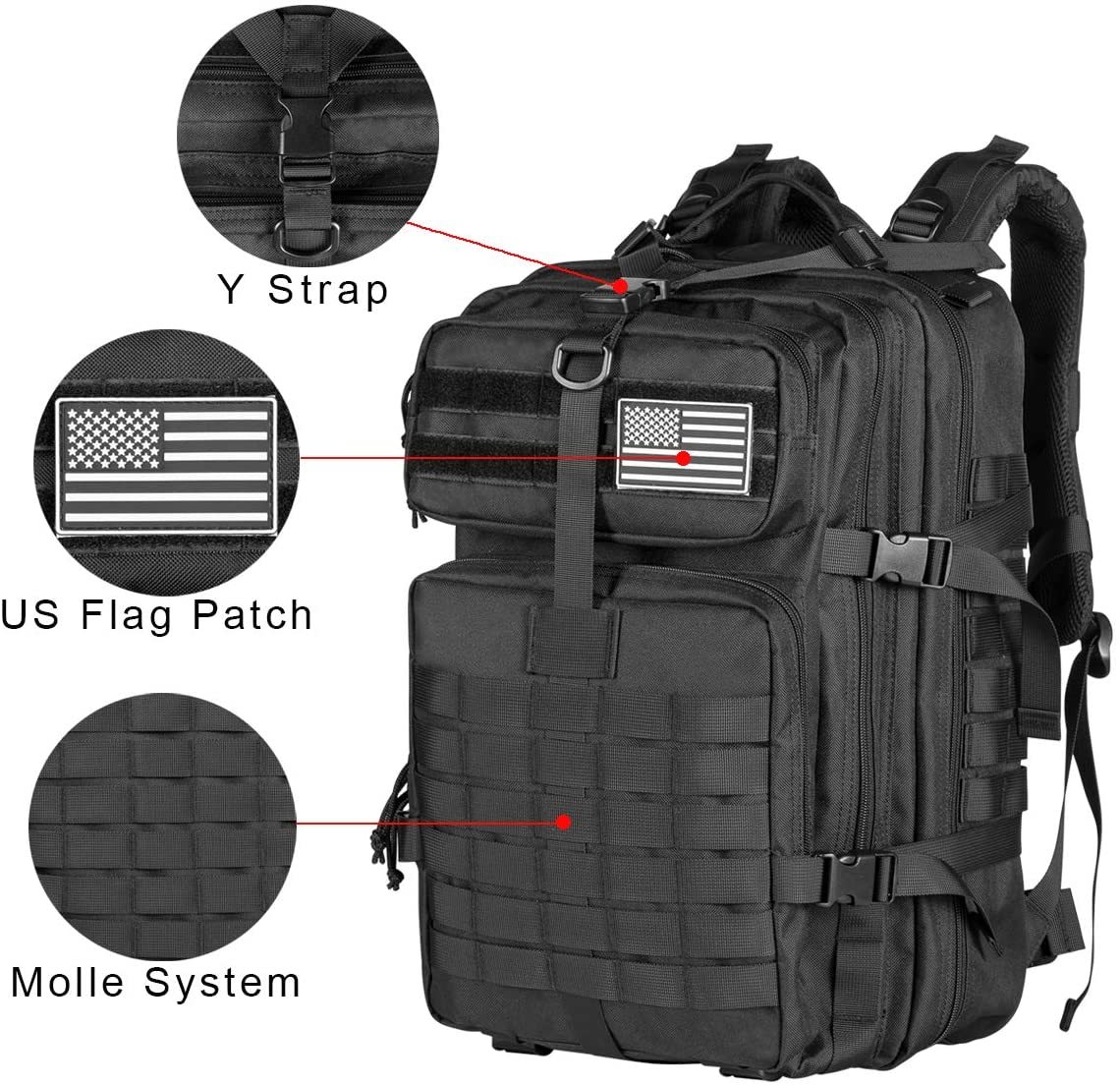 AA 60L Army Military Tactical  - Rucksack Military Style recensie en prijs