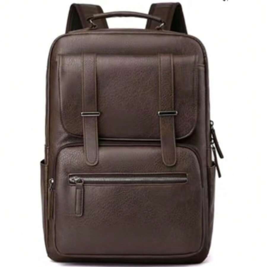 PU Leather Backpack For Men An - Laptop Backpack 15.6 recensie en prijs