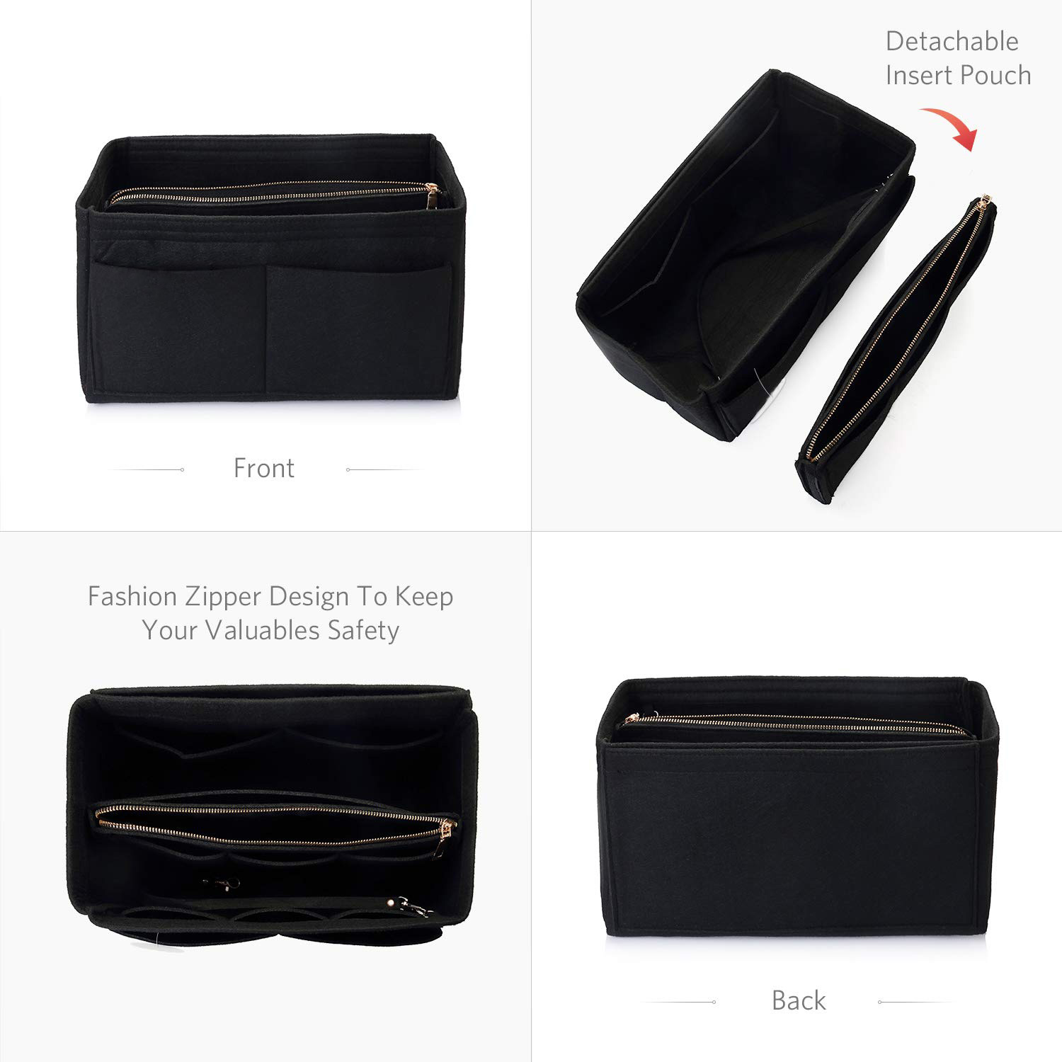 Felt Purse Organizer Insert -  - Backpack Insert Organizer recensie en prijs