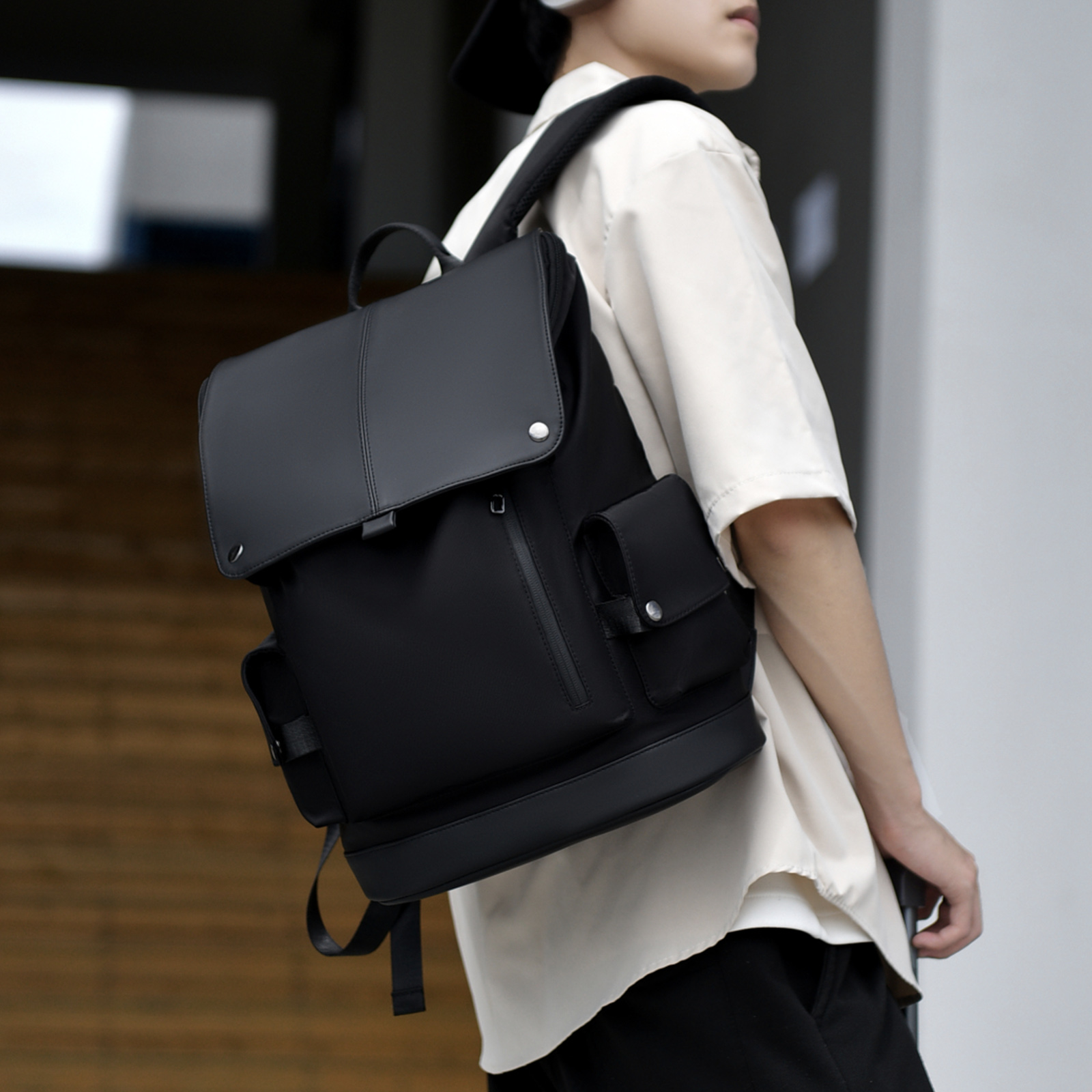 15.6in Laptop Backpack Oxford  - Hiking Backpack Waterproof recensie en prijs