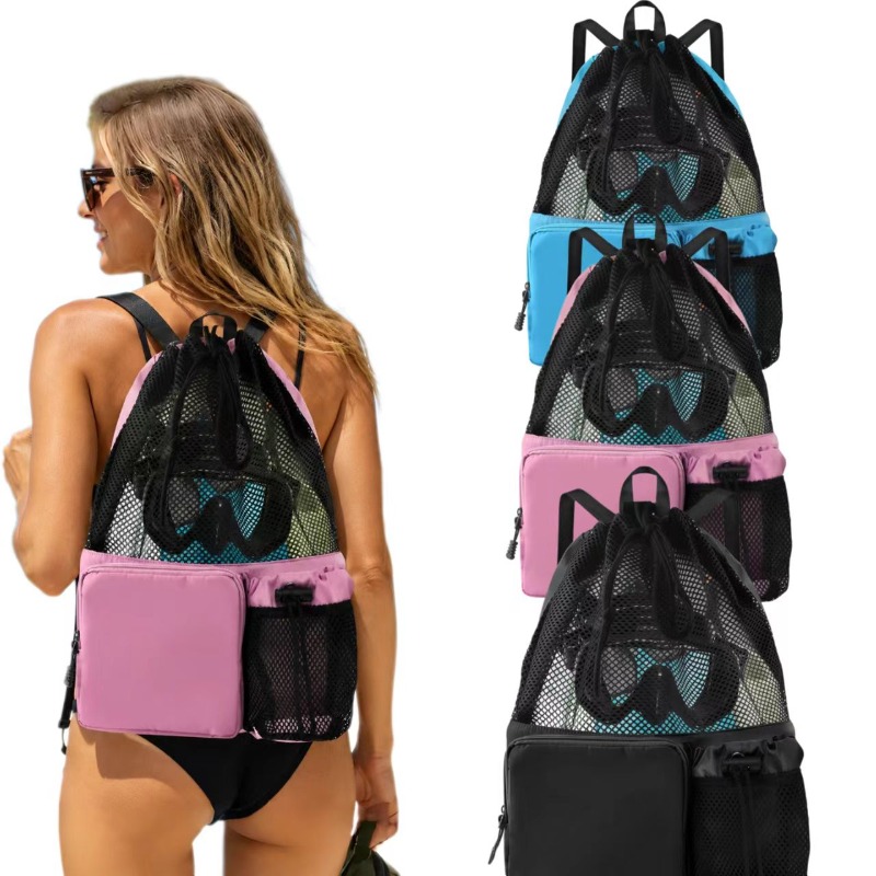 Large Capacity Mesh Drawstring - Drawstring Gym Bag recensie en prijs