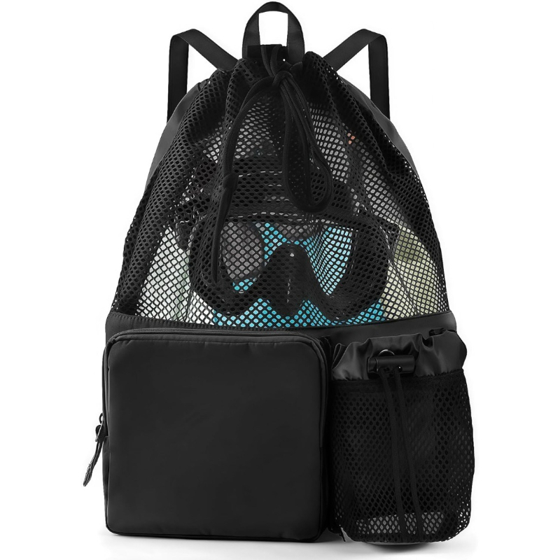 Large Capacity Mesh Drawstring - Drawstring Gym Bag recensie en prijs