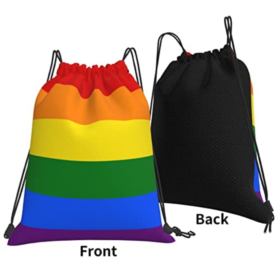 Lgbt Flag Gay Pride Rainbow Un - Drawstring Gym Bag recensie en prijs