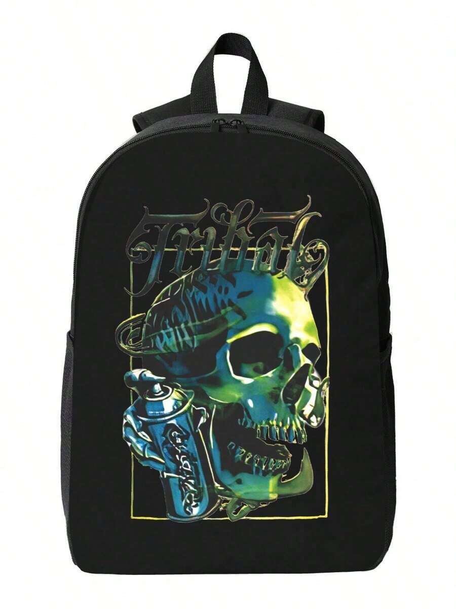 Graffiti Skull Waterproof Back - Travel Backpack Anti Theft recensie en prijs