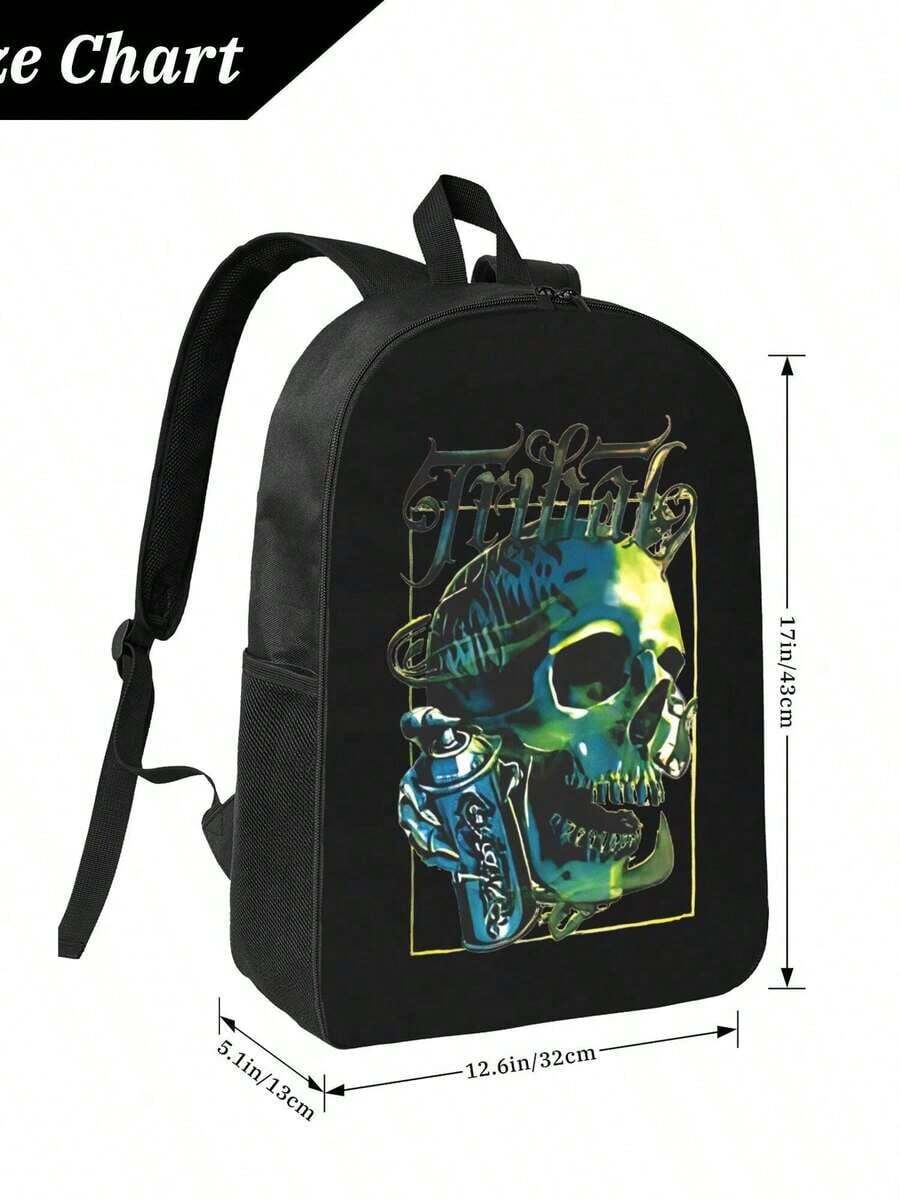 Graffiti Skull Waterproof Back - Travel Backpack Anti Theft recensie en prijs