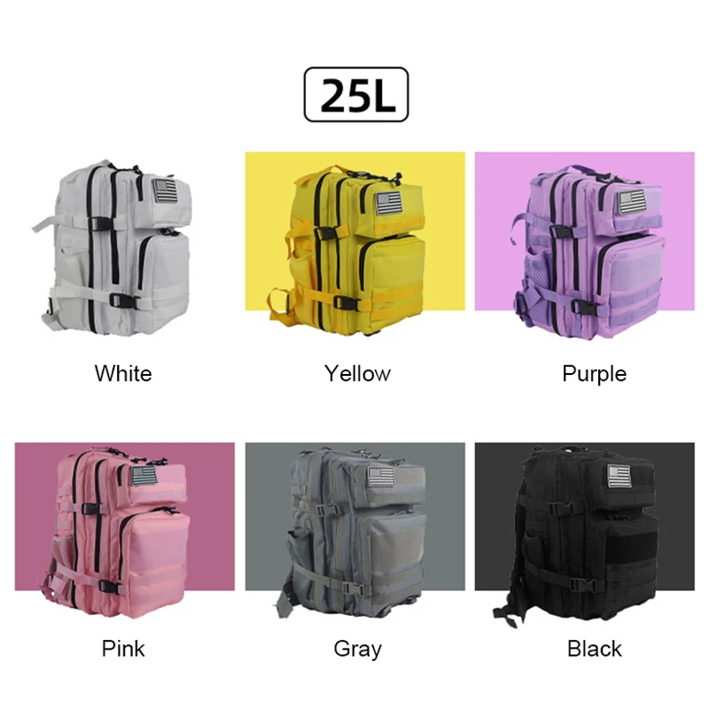 25L/45L 3P Tactical Backpack f - Rucksack Military Style recensie en prijs