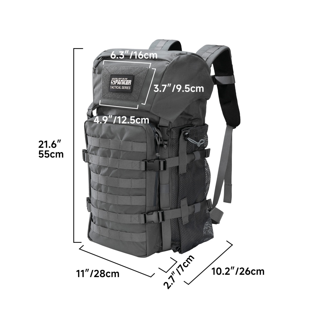 Tactical Backpack 40L 500D Nyl - Rucksack Military Style recensie en prijs