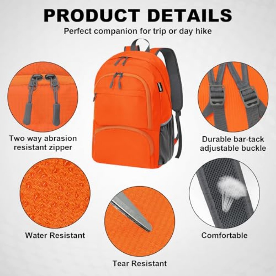 20L Lightweight Packable Hikin - Foldable Backpack Small recensie en prijs