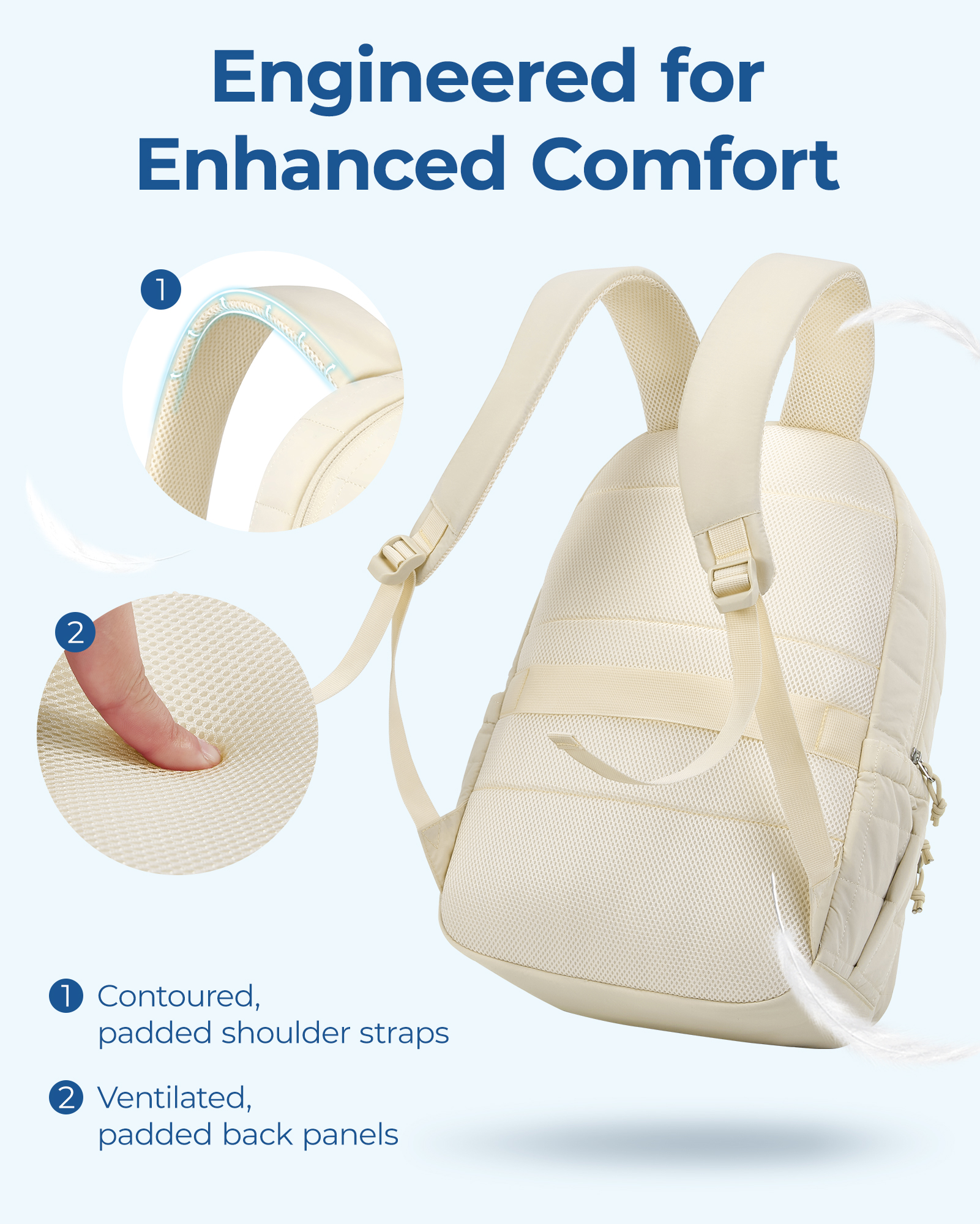 BAGSMART Laptop Bags College C - Laptop Backpack 15.6 recensie en prijs