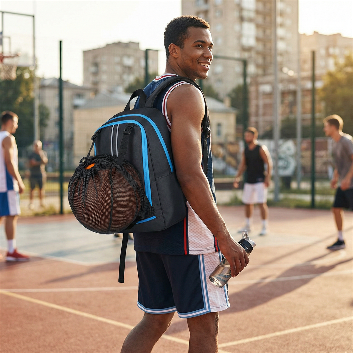 Basketball Bag Swimming Bag We - Drawstring Gym Bag recensie en prijs
